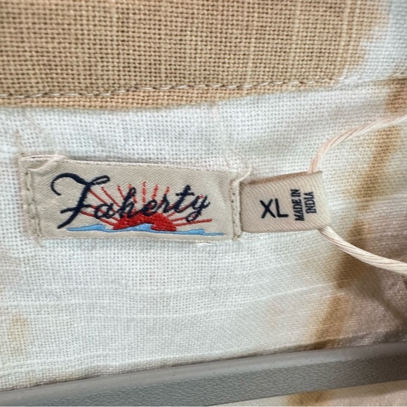 NWT Faherty Vida Tie Dye Dress in Maple Sugar Size XL - Picture 3 of 7